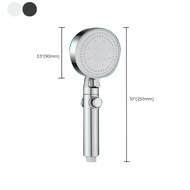 Plastic head shower head bathroom handheld shower head with adjustable spray pattern