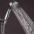 Handheld Shower Head with Hose 4-Sprays Wall Mounted Shower Head