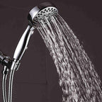 Handheld Shower Head with Hose 4-Sprays Wall Mounted Shower Head