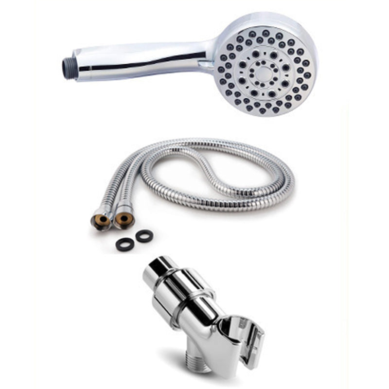 Handheld Shower Head with Hose 4-Sprays Wall Mounted Shower Head