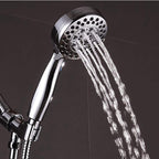 Handheld Shower Head with Hose 4-Sprays Wall Mounted Shower Head