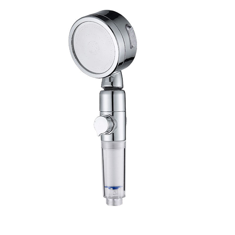 Modern Handheld Shower Head Silver Round Standard Shower Heads