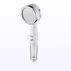 Modern Handheld Shower Head Silver Round Standard Shower Heads