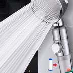 Modern Handheld Shower Head Silver Round Standard Shower Heads
