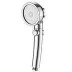 Modern Handheld Shower Head Silver Round Standard Shower Heads