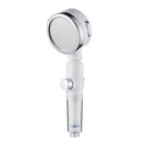 Modern Handheld Shower Head Silver Round Standard Shower Heads