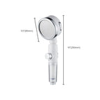 Modern Handheld Shower Head Silver Round Standard Shower Heads