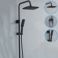 Modern adjustable swivel shower head metal shower fixture on the wall