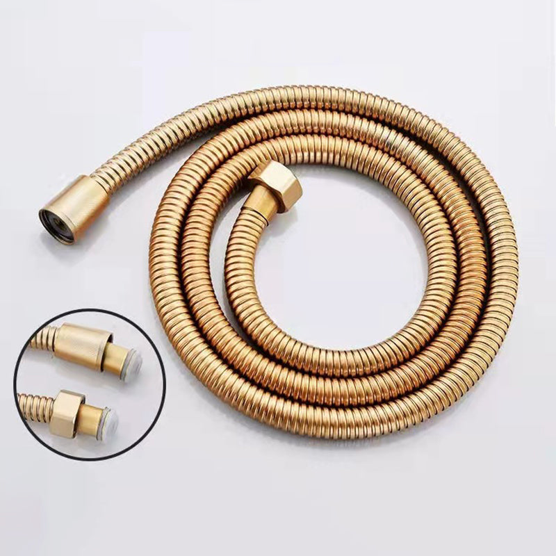 Modern adjustable swivel shower head metal shower fixture on the wall