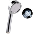 Modern hand shower head 5 spray patterns Chrome Round Wall mounted shower head