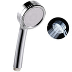 Modern hand shower head 5 spray patterns Chrome Round Wall mounted shower head