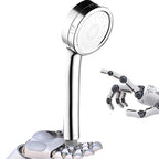 Modern hand shower head 5 spray patterns Chrome Round Wall mounted shower head
