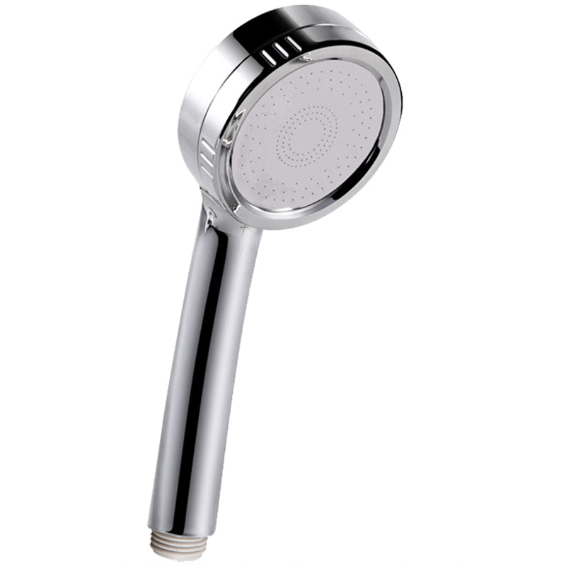 Modern handheld shower head 5 spray patterns chrome round wall mounted shower head