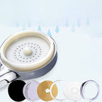 Modern hand shower head 5 spray patterns Chrome Round Wall mounted shower head