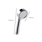 Modern hand shower head 5 spray patterns Chrome Round Wall mounted shower head