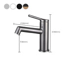 Contemporary Style Water Faucets Vessel Sink Bathroom Faucet with a Single Lever Handle