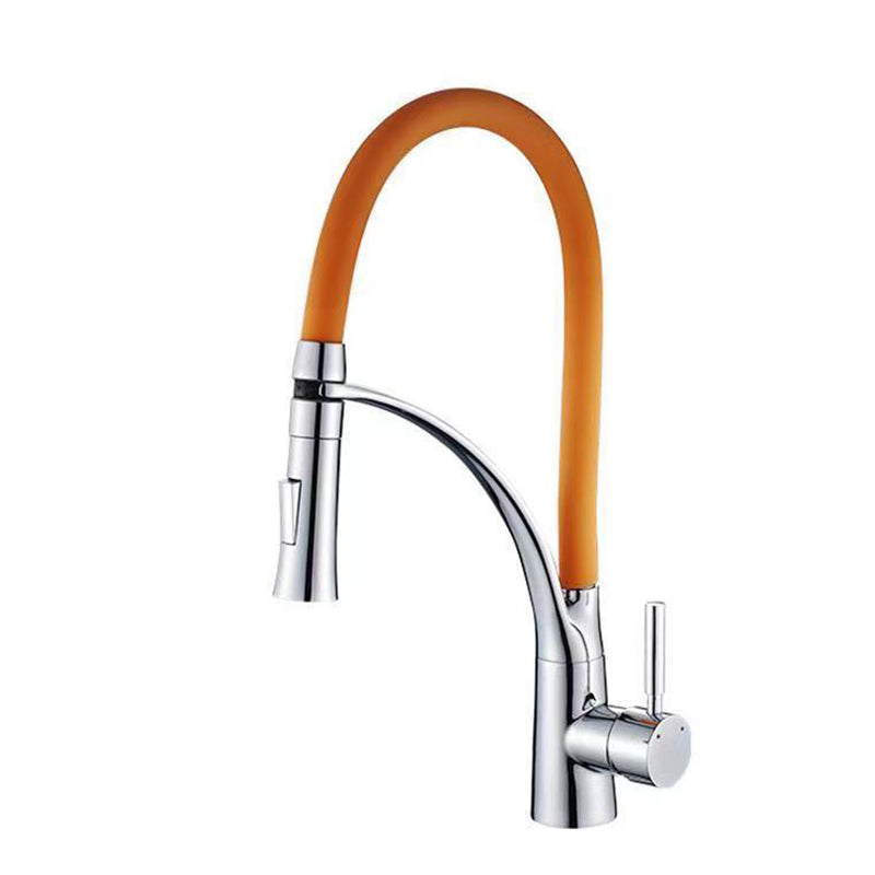 Modern 1-Hand Faucets Copper Touchless with Water Dispenser Standard Kitchen Faucet