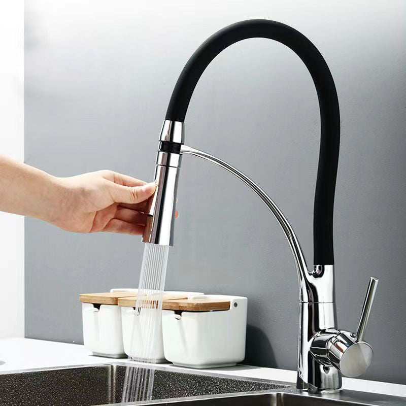 Modern 1-Hand Faucets Copper Touchless with Water Dispenser Standard Kitchen Faucet