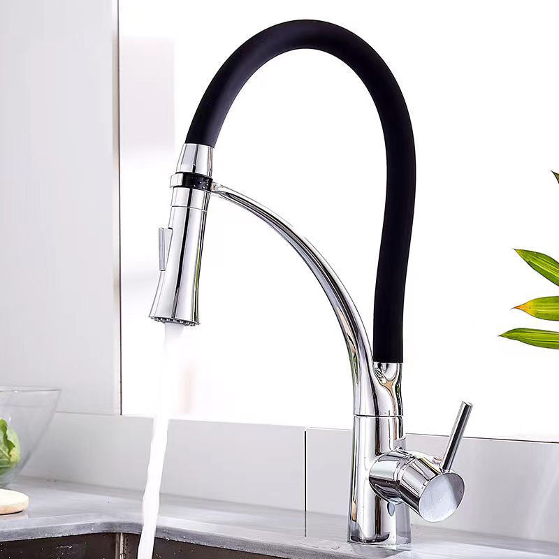 Modern 1-Hand Faucets Copper Touchless with Water Dispenser Standard Kitchen Faucet