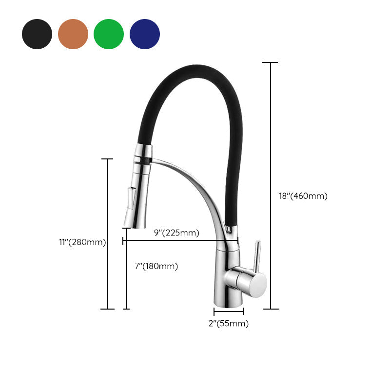 Modern 1-Hand Faucets Copper Touchless with Water Dispenser Standard Kitchen Faucet
