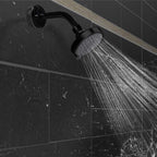 Round metal shower head Traditional adjustable spray pattern shower head