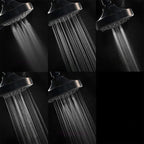 Round metal shower head Traditional adjustable spray pattern shower head