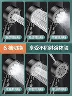 Adjustable Spray Pattern Shower Trim made of Stainless Steel Hand Shower for Home