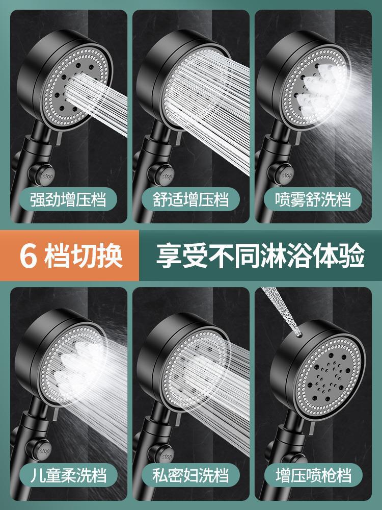 Adjustable Spray Pattern Shower Trim made of Stainless Steel Hand Shower for Home