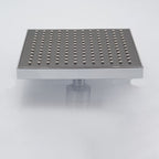 Modern square solid shower head with shower arm wall-mounted shower head made of stainless steel