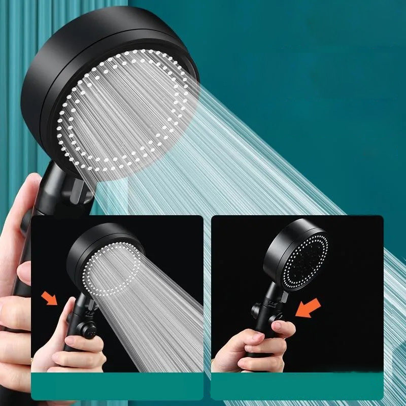 Plastic Showerhead Modern Bathroom Showerhead with Adjustable Spray Pattern