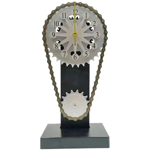 Watch chain with movement - Silent rotating table clock