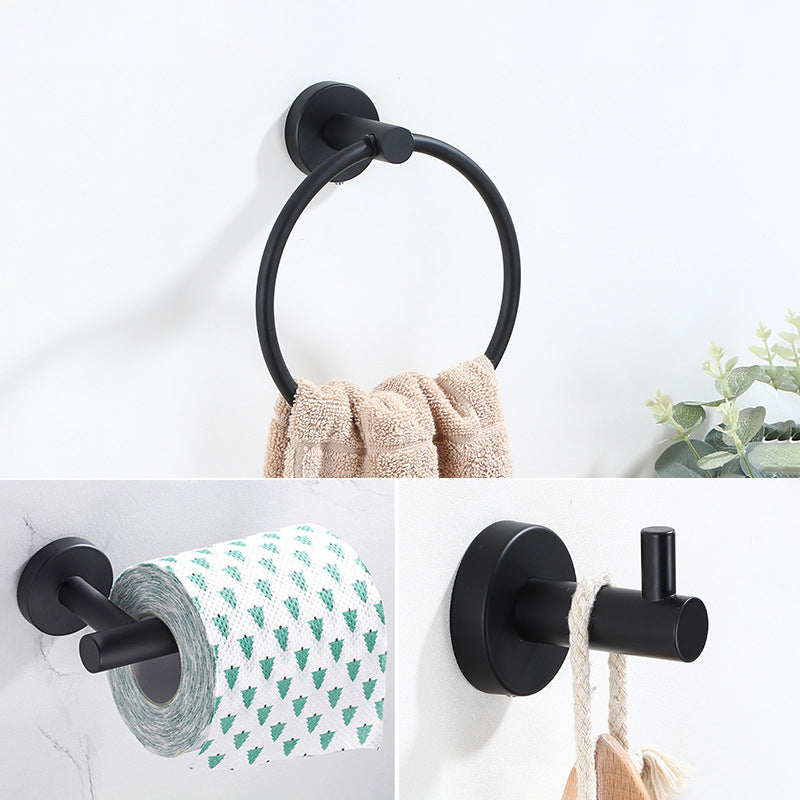 Stainless Steel Bathroom Set 3-piece Modern Style Simple Bathroom Accessories Set