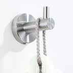 Stainless Steel Bathroom Set 3-piece Modern Style Simple Bathroom Accessories Set