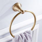Metal Bathroom Set 4-Piece Traditional Style Gold Bathroom Hardware Set