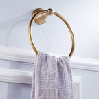 Metal Bathroom Set 4-Piece Traditional Style Gold Bathroom Hardware Set