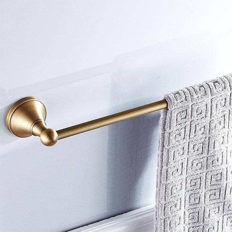 Metal Bathroom Set 4-Piece Traditional Style Gold Bathroom Hardware Set