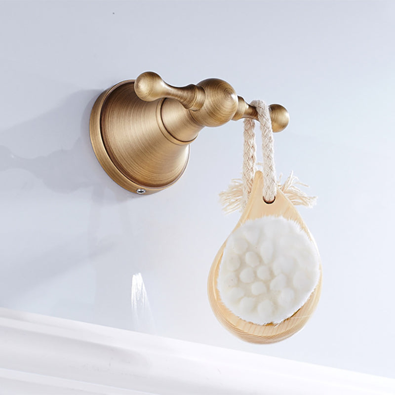 Metal Bathroom Set 4-Piece Traditional Style Gold Bathroom Hardware Set