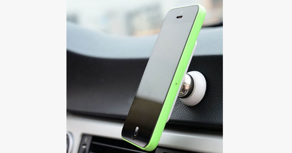 360-Degree Magnetic Car Mount – Keep your phone in place!