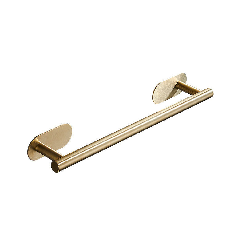 Modern Simple Metal Bathroom Accessories as Individual Piece or in Set in Gold