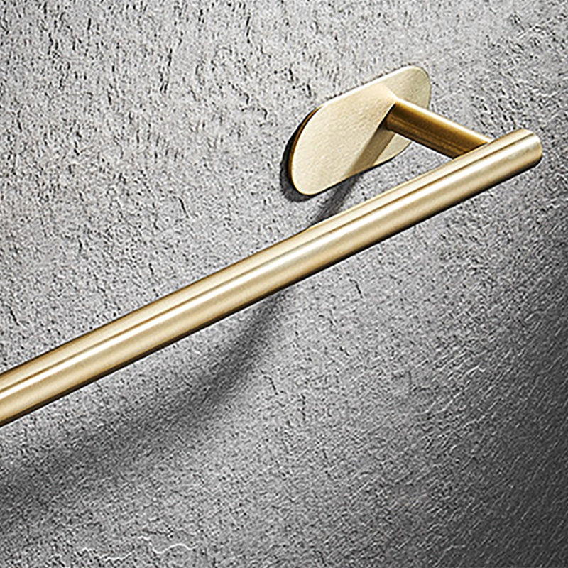 Modern Simple Metal Bathroom Accessories as Individual Piece or in Set in Gold