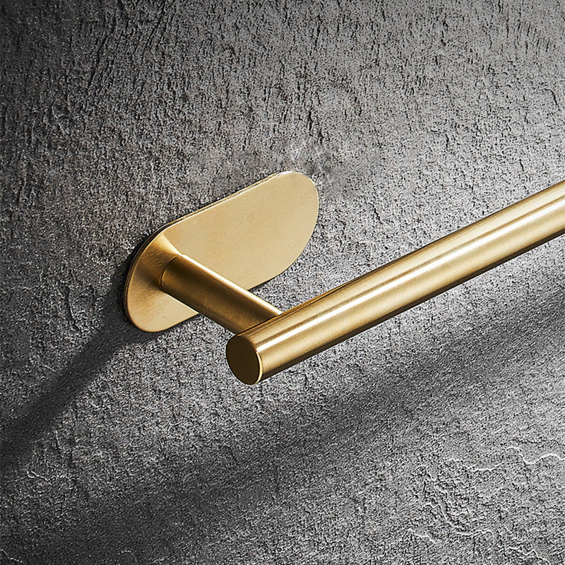 Modern Simple Metal Bathroom Accessories as Individual Piece or in Set in Gold