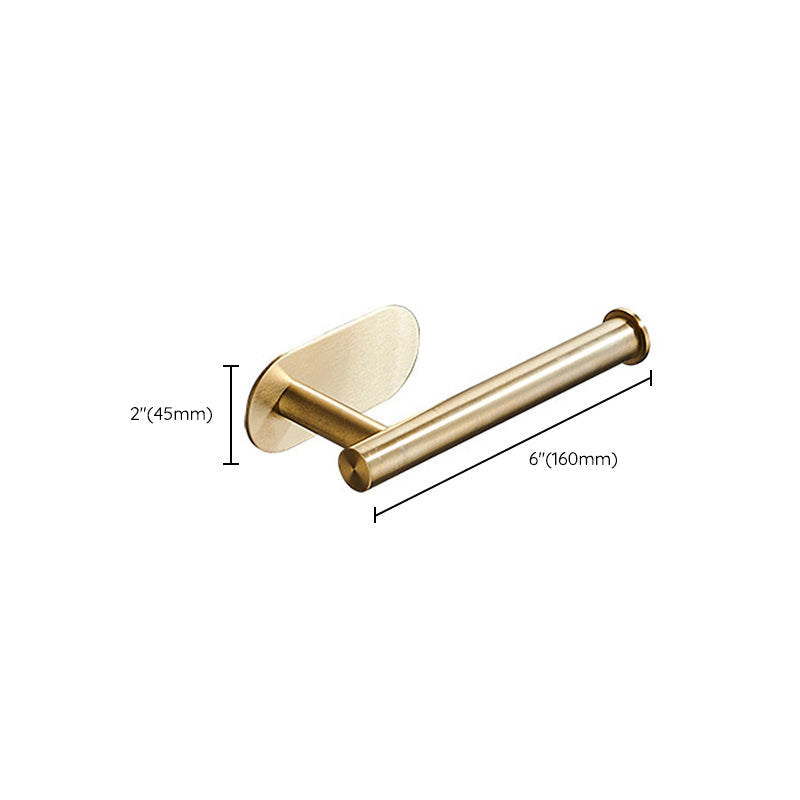 Modern Simple Metal Bathroom Accessories as Individual Piece or in Set in Gold