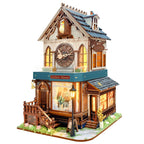 Cuckoo Clock House | Mechanical 3D Wooden Puzzle Kit