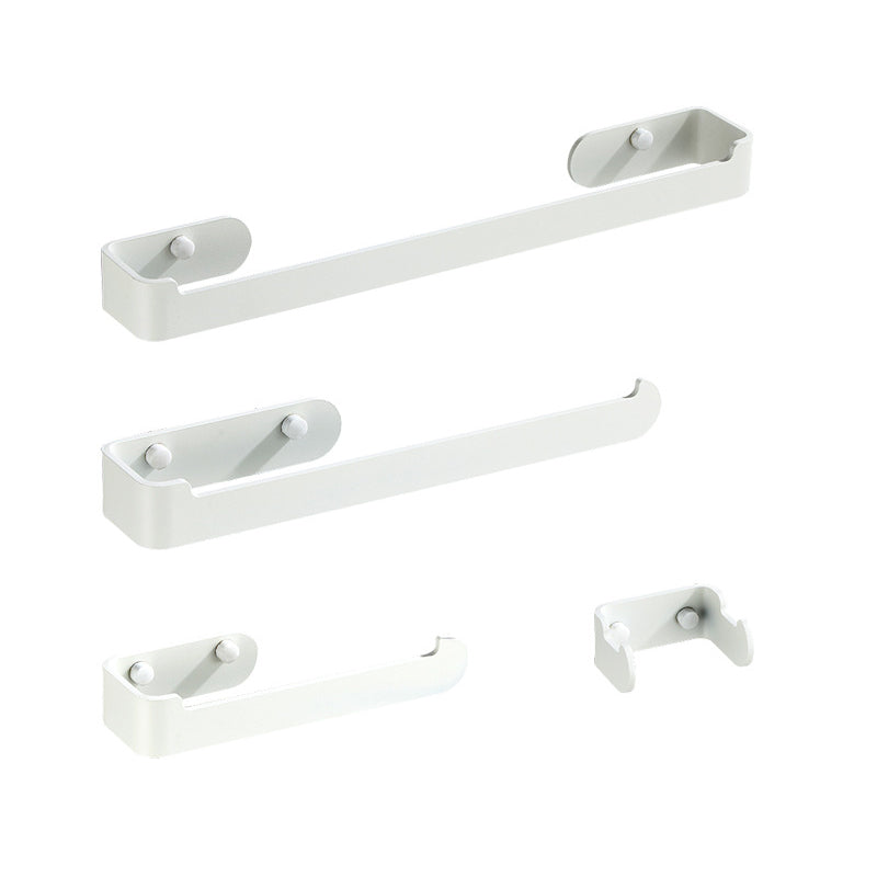 Aluminum Alloy Bathroom Set 4-Piece Modern Style Bathroom Hardware Set
