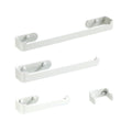 Aluminum Alloy Bathroom Set 4-Piece Modern Style Bathroom Hardware Set