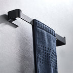 Aluminum Alloy Bathroom Set 4-Piece Modern Style Bathroom Hardware Set