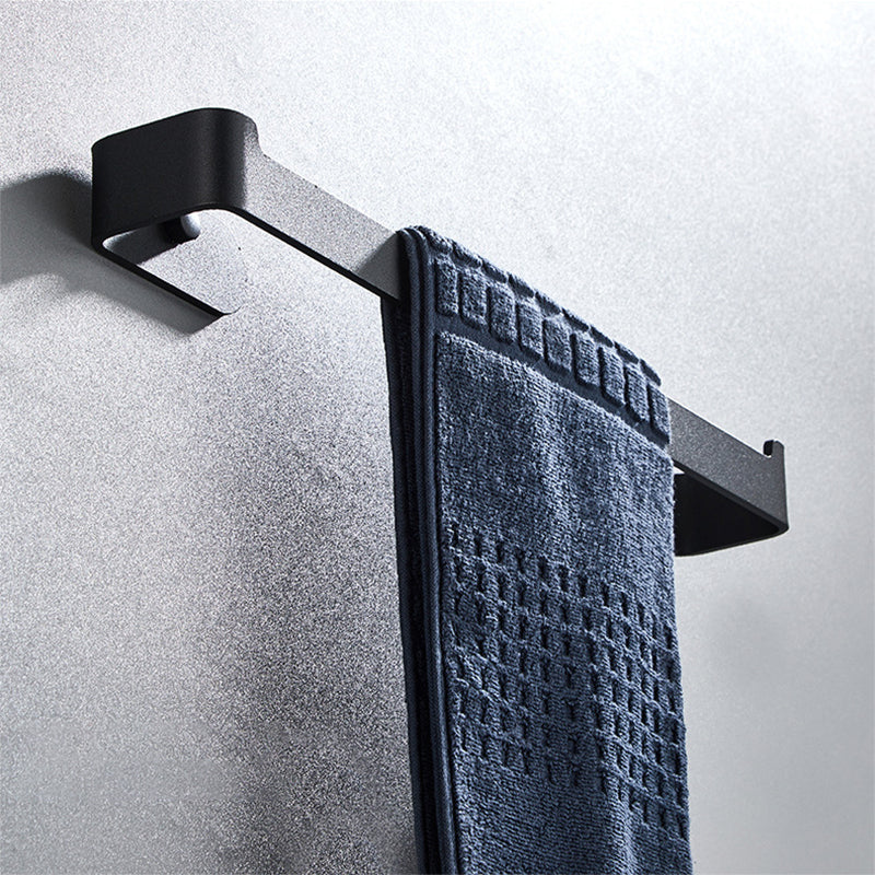Aluminum Alloy Bathroom Set 4-Piece Modern Style Bathroom Hardware Set