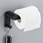 Metal Bathroom Set 5-piece Modern Style Black Bathroom Accessories Set