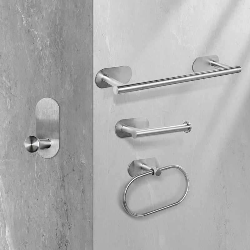 Stainless Steel Bath Set Modern Style Simple Bathroom Accessories Set
