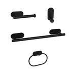 Stainless Steel Bath Set Modern Style Simple Bathroom Accessories Set
